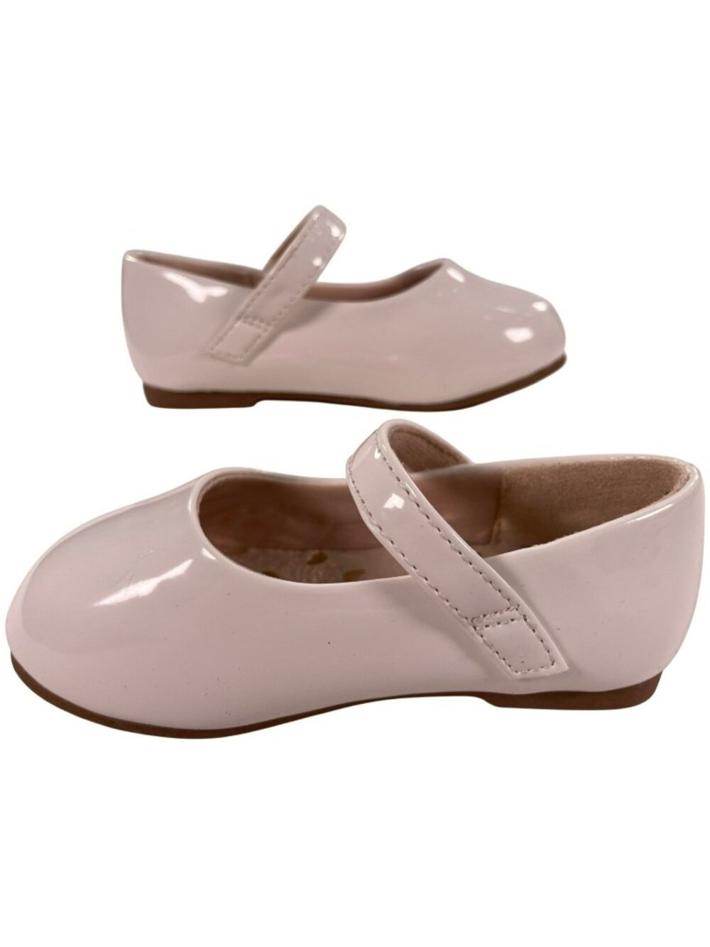 Dream Paris Girls White Patent Mary Jane Shoe strap & Gift Bag Size US 6T NEW